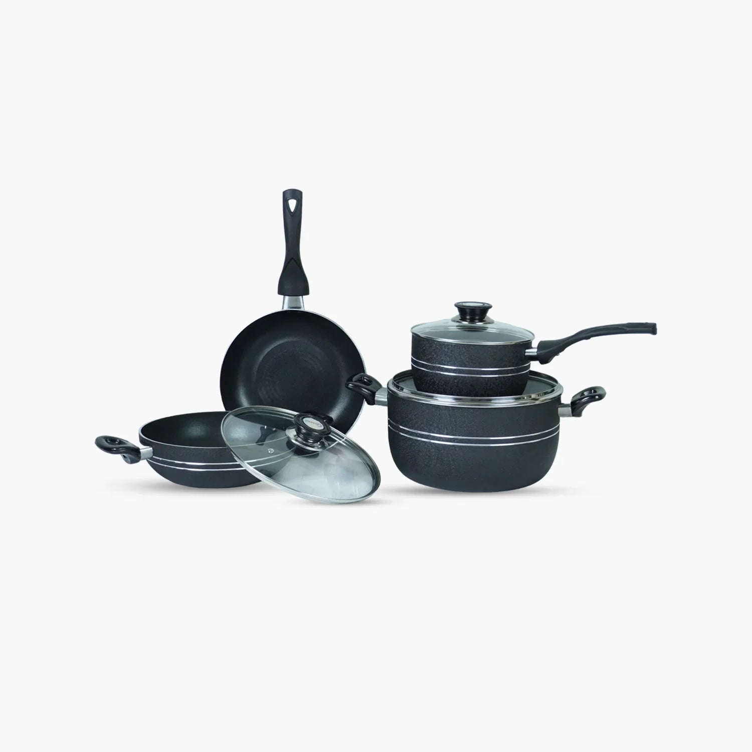 Klassic Vario 4Pcs Non Stick Cookware Set - Suitable for All Stoves | Dishwasher Safe - Klassic Kitchenware UK