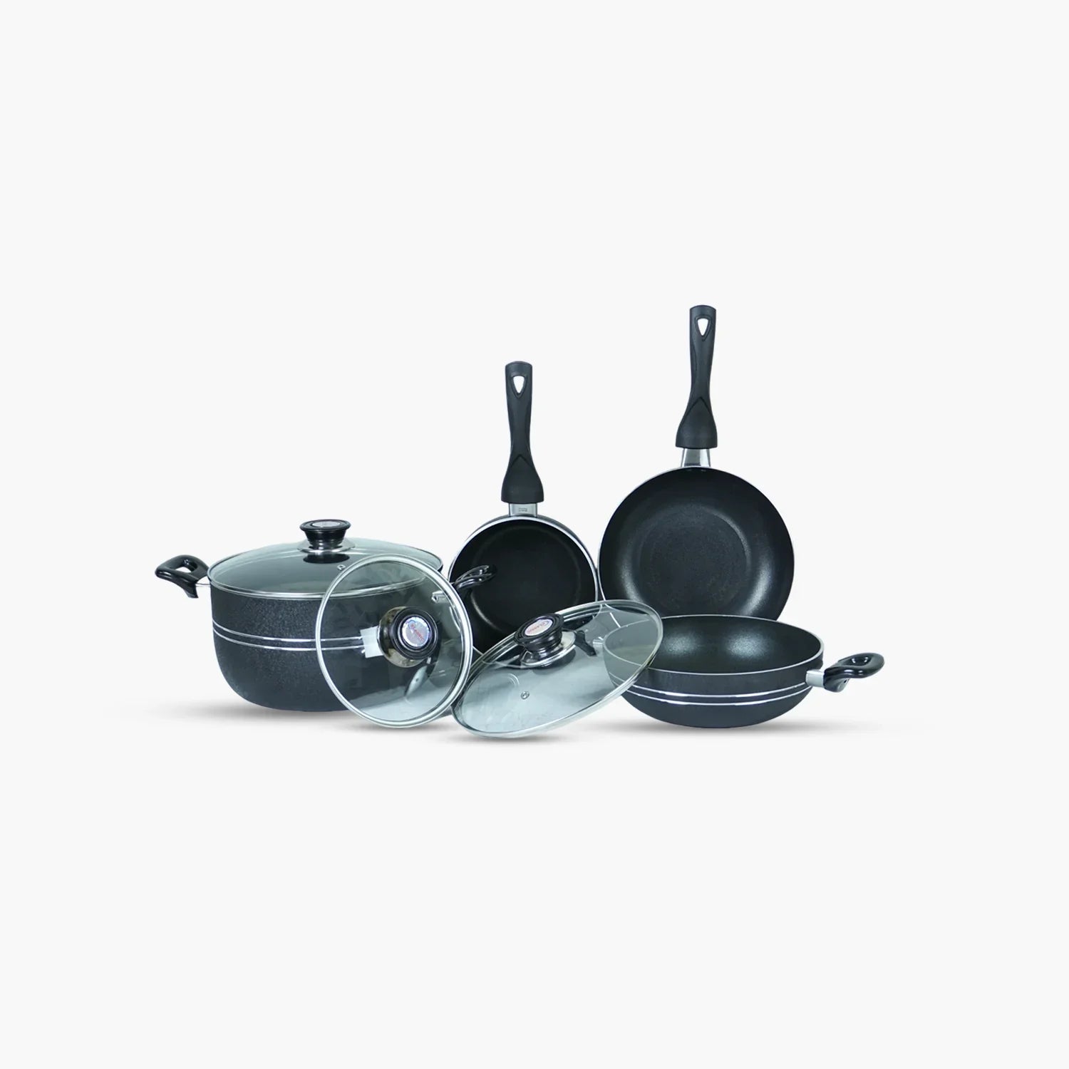 Klassic Oscar 4 Pcs Non Stick Cookware Set - Suitable for All Stoves | Dishwasher Safe - Klassic Kitchenware UK