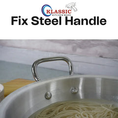 Klassic Aluminium Steel Round Woks Set - Premium Cookware for Gas and Electric Stove - Easy to Clean - Klassic Kitchenware UK