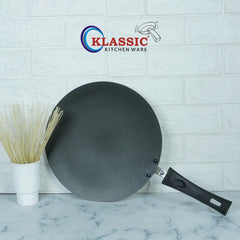 Klassic Non-Stick Induction Base Tawa Pan – Ideal for Pancakes, Roti & Chapati - Klassic Kitchenware UK