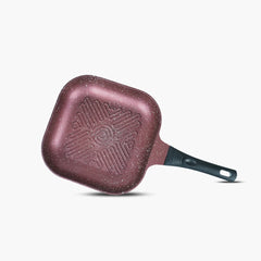 Klassic Nonstick Grill Pan - Suitable for All Stoves - Best Food Griddles | Dishwasher Safe | Stay Cool Long bakelite Handle - Klassic Kitchenware UK