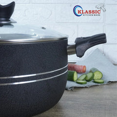 Klassic Non Stick Cooking Pot - Durable Non-Stick Coating - Suitable for All Stoves | Dishwasher Safe & Easy to Clean - Klassic Kitchenware UK