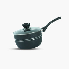 Klassic Nonstick Sauce Pan - Suitable for All Stoves - Durable and Long Lastin Non Stick Coating | Dishwasher Safe | Stay Cool Long bakelite Handle - Klassic Kitchenware UK