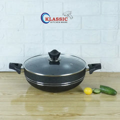 Klassic Induction Base Wok - Versatile Non-Stick deep Wok Cookware for Flawless Stir-Frying | Heat-Resistant Handle | Easy to Clean - Klassic Kitchenware UK