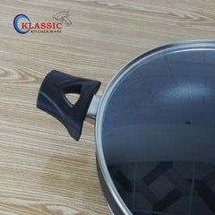 Klassic Induction Base Wok - Versatile Non-Stick deep Wok Cookware for Flawless Stir-Frying | Heat-Resistant Handle | Easy to Clean - Klassic Kitchenware UK