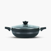 Klassic Induction Base Wok - Versatile Non-Stick deep Wok Cookware for Flawless Stir-Frying | Heat-Resistant Handle | Easy to Clean - Klassic Kitchenware UK