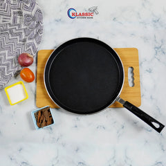 Klassic Non-Stick Induction Base Pizza & Crepe Pan – Easy Clean, All Hob Compatible - Klassic Kitchenware UK