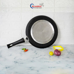 Klassic Non-Stick Induction Base Pizza & Crepe Pan – Easy Clean, All Hob Compatible - Klassic Kitchenware UK