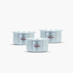 Klassic Aluminium Steel Indiana Cooking pot Set - Premium Cookware Pots for Gas and Electric Stove, Easy to Clean, - Klassic Kitchenware UK