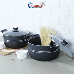 Klassic Crescent 5Pcs Non Stick Cookware Set - Suitable for All Stoves | Dishwasher Safe - Klassic Kitchenware UK